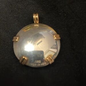 Vintage 925 Silver and Brass Bio Electric Energy Protector shield